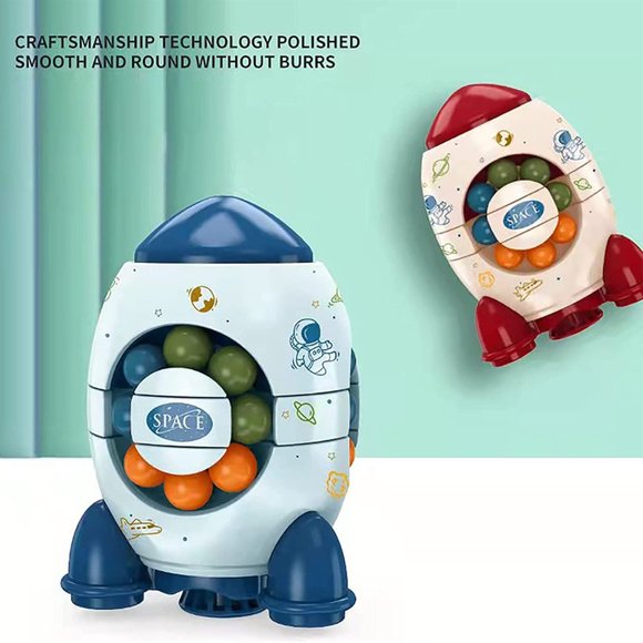 1 Piece of Magic Bean Rocket Shape Toy Assorted Color - Picture 4 of 5